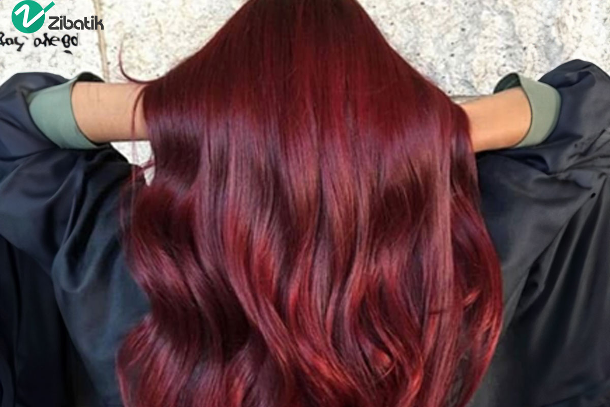 رنگ مو قرمز تیره